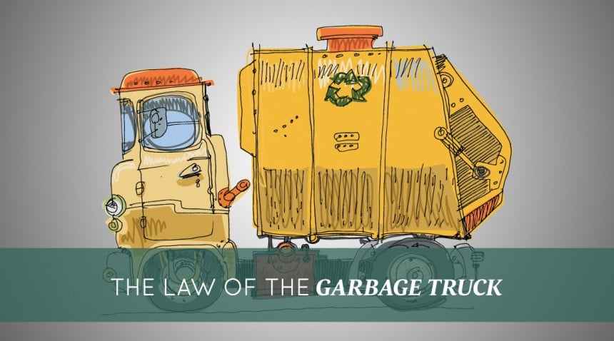 law-of-the-garbage-truck