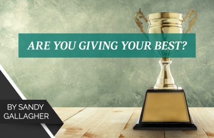 Are You Giving Your Best?
