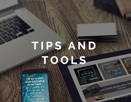 Tips and Tools Page Call to Action