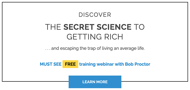 Science of Getting Rich Webinar Call to Action